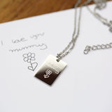 Personalised Handwriting Dazzle Necklace - Necklaces at Gift Moments