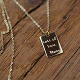 Personalised Handwriting Dazzle Necklace - Necklaces at Gift Moments