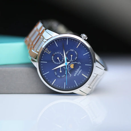 Bespoke Men's Architect Apollo Watch Blue - Watches at Gift Moments