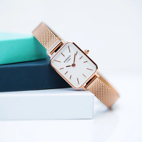 Bespoke Ladies Architēct Lille Watch in Rose Gold - Watches at Gift Moments