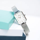 Personalised Ladies Architēct Lille Watch in Cloud Silver - Watches at Gift Moments