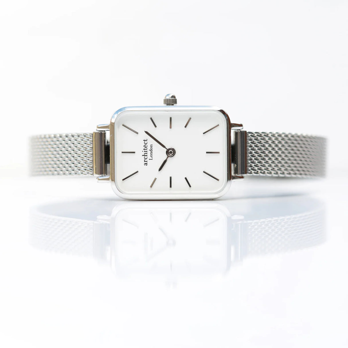 Architēct Lille Silver Mesh Watch: 4 - Watches By Architect Watches