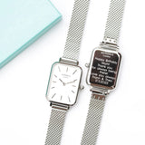 Personalised Ladies Architēct Lille Watch in Cloud Silver - Watches at Gift Moments