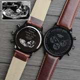 Bespoke Men's Architect Motivator Black Walnut Watch - Watches at Gift Moments