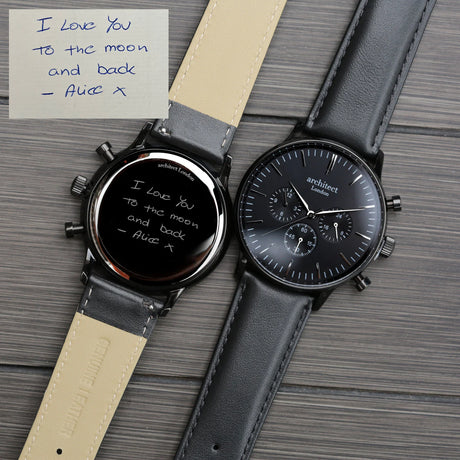 Bespoke Men's Architect Motivator Watch Black - Watches at Gift Moments