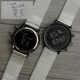 Bespoke Men's Architect Motivator Silver Mesh Watch - Watches at Gift Moments