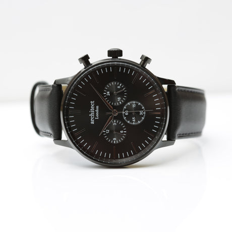 Bespoke Men's Architect Motivator Black Contactless Payment Watch - Watches at Gift Moments