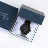 Personalised Architect Motivator Watch Walnut: 4 - Watches By Architect Watches