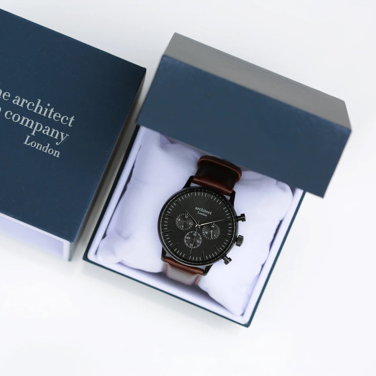 Bespoke Men's Architect Motivator Black Walnut Watch - Watches at Gift Moments