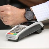 Personalised Men's Architect Motivator Black Contactless Payment Watch - Watches at Gift Moments