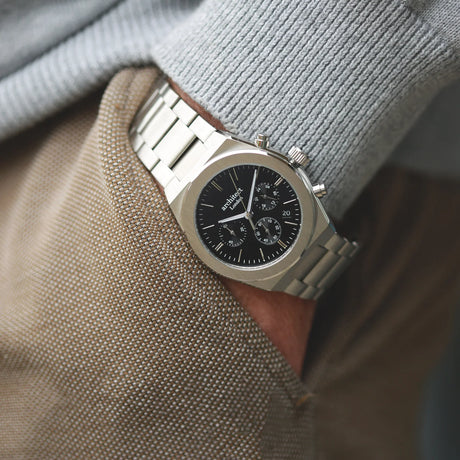 Personalised Men's Architect Orbix Black Watch - Watches at Gift Moments