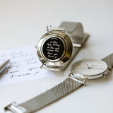 Bespoke Men's Architect Zephyr Watch Silver Mesh - Watches at Gift Moments