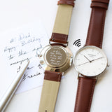 Personalised Men's Architect Zephyr Walnut Contactless Payment Watch - Watches at Gift Moments