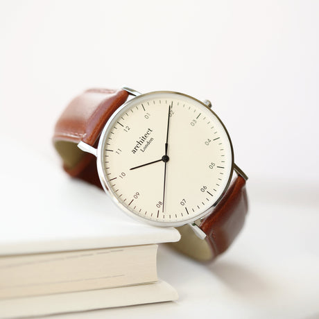 Bespoke Men's Architect Zephyr Watch in Walnut - Watches at Gift Moments