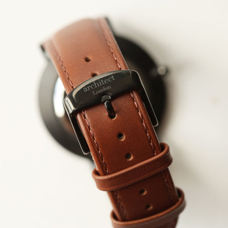 Personalised Men's Architect Minimalist Walnut Contactless Payment Watch - Watches at Gift Moments