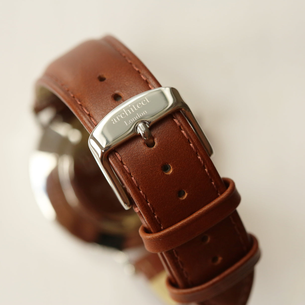 Personalised Men's Architect Zephyr Walnut Contactless Payment Watch - Watches at Gift Moments