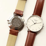 Personalised Men's Architect Zephyr Watch Walnut