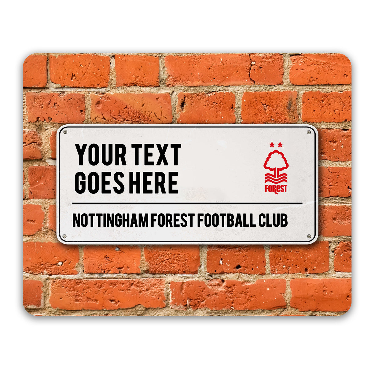 Personalised Nottingham Forest FC Street Sign Mouse Mat - Tech Accessories at Gift Moments