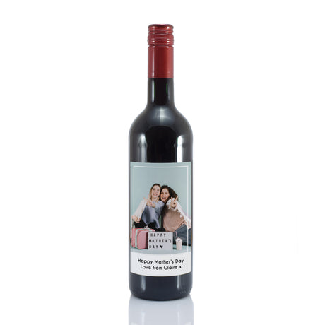 Personalised Photo Upload Red Wine - Wine at Gift Moments