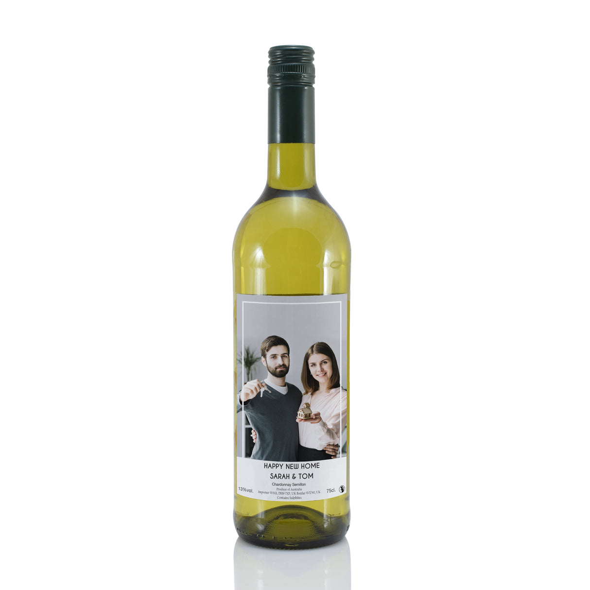 Personalised Photo Upload White Wine - Wine at Gift Moments