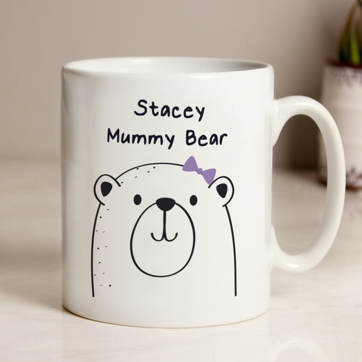 Personalised Mummy Bear Mug Default Title - Mugs at Gift Moments