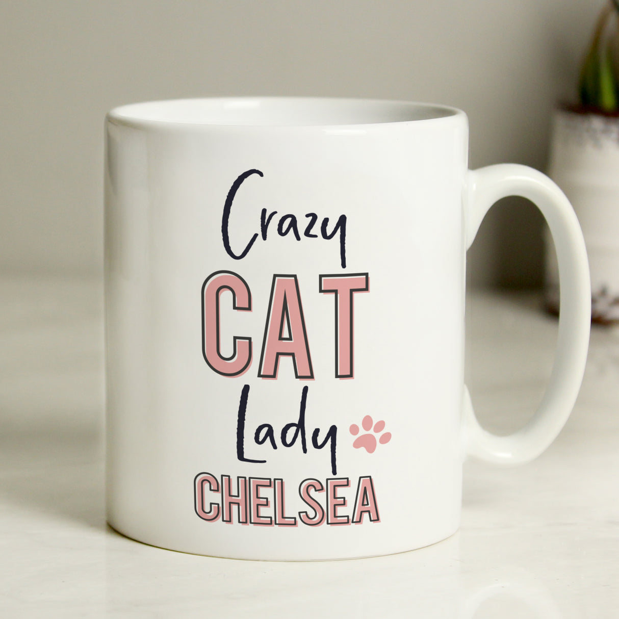 Personalised Crazy Cat Lady Mug - Mugs at Gift Moments