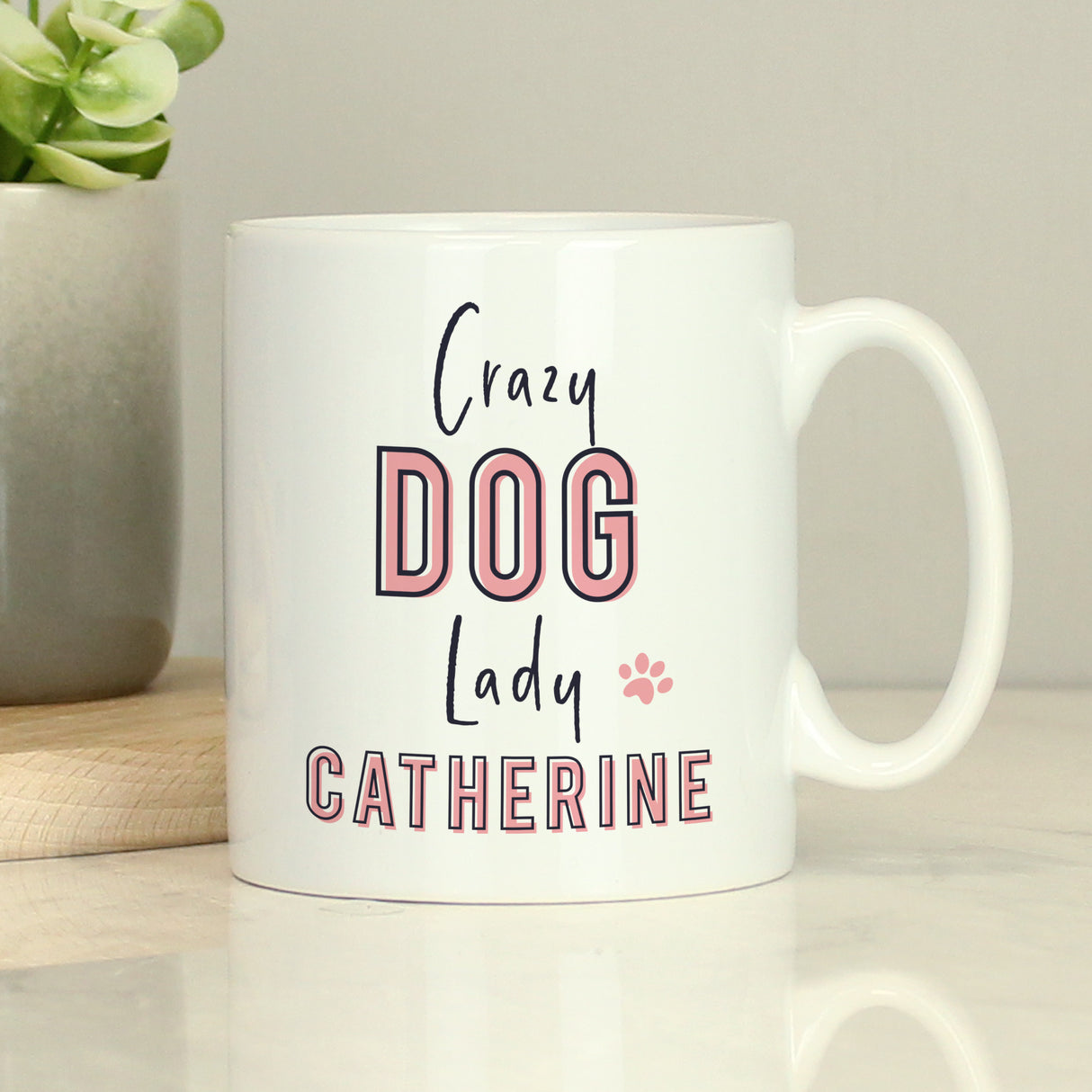 Personalised Crazy Dog Lady Mug Default Title - Mugs at Gift Moments