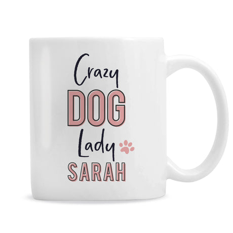 Personalised Crazy Dog Lady Mug - Mugs at Gift Moments