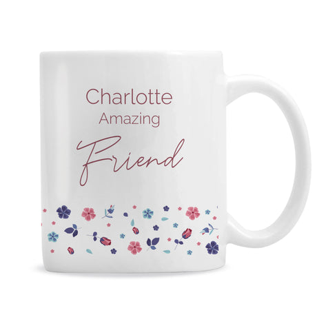 Personalised Amazing Floral Mug - Mugs at Gift Moments