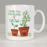 Personalised Helping Me Grow Mug - Mugs at Gift Moments