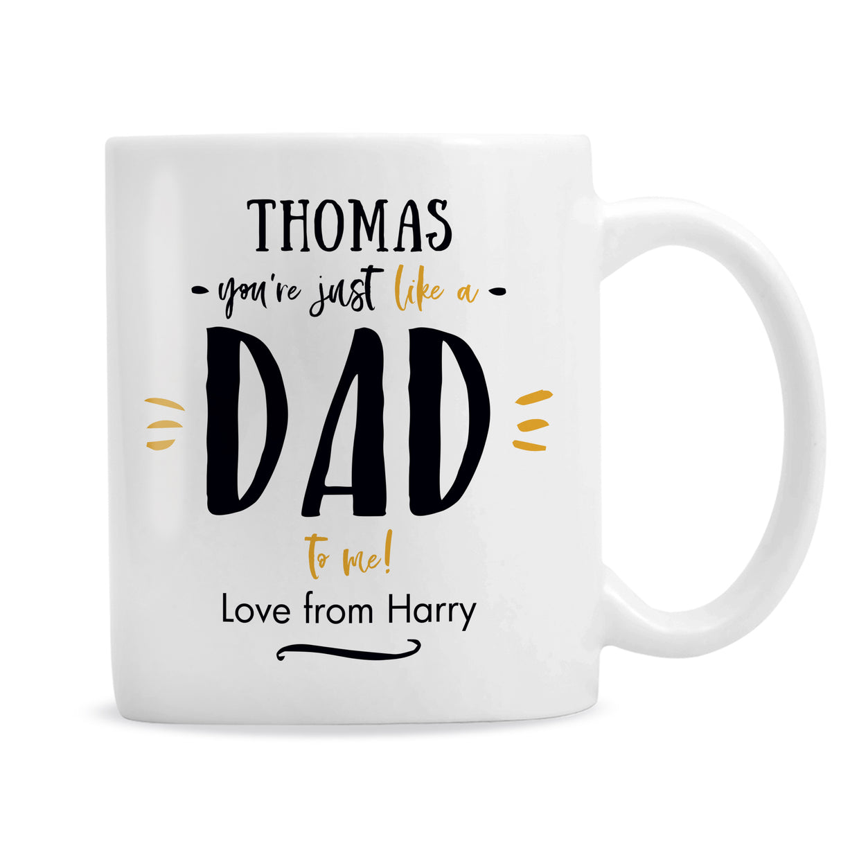 Personalised Just Like A Dad Mug - Mugs at Gift Moments