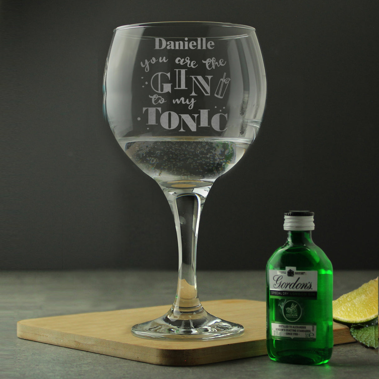 Personalised Gin to My Tonic Gift Set: 1 - Alcohol Sets By Gift Moments