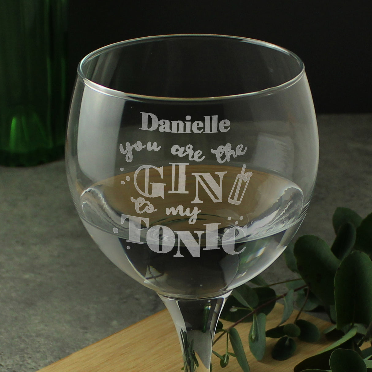 Personalised Gin to My Tonic Gift Set: 2 - Alcohol Sets By Gift Moments