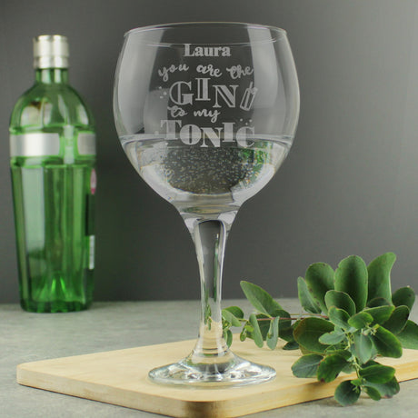 Personalised Gin To My Tonic Gin Set - Alcohol Sets at Gift Moments