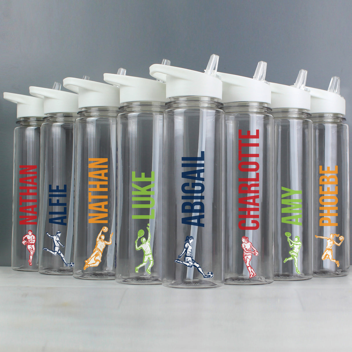 Personalised BPA Free Sports Water Bottle: 1 - Water Bottles By Gift Moments