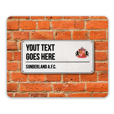 Personalised Sunderland AFC Street Sign Mouse Mat - Tech Accessories at Gift Moments