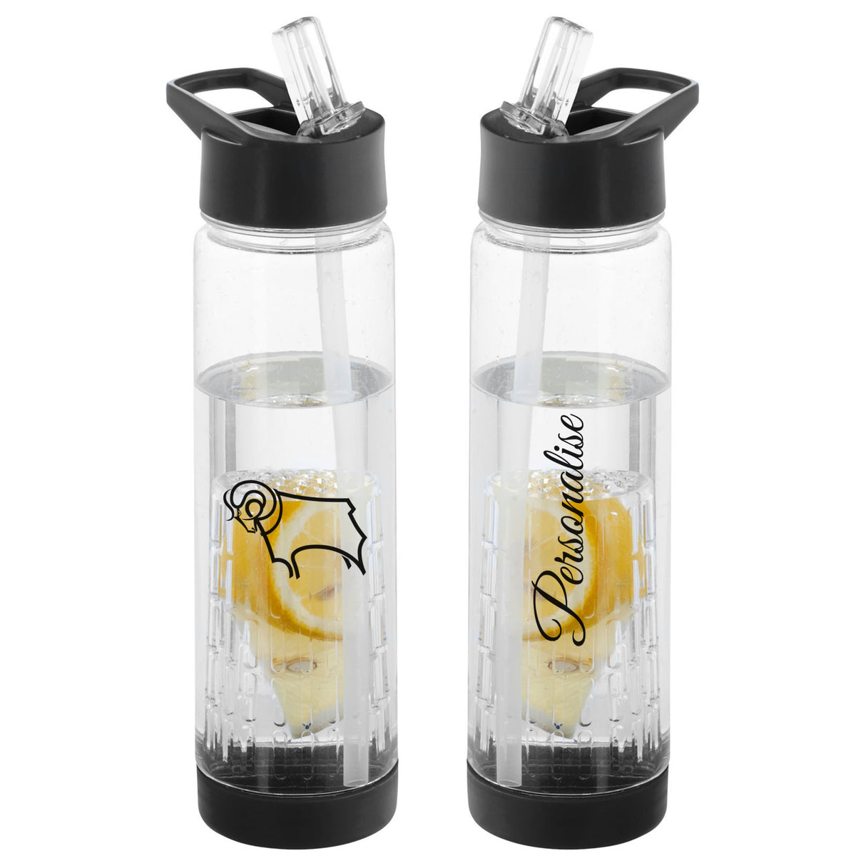 Personalised Derby County Crest Infuser Sport Bottle