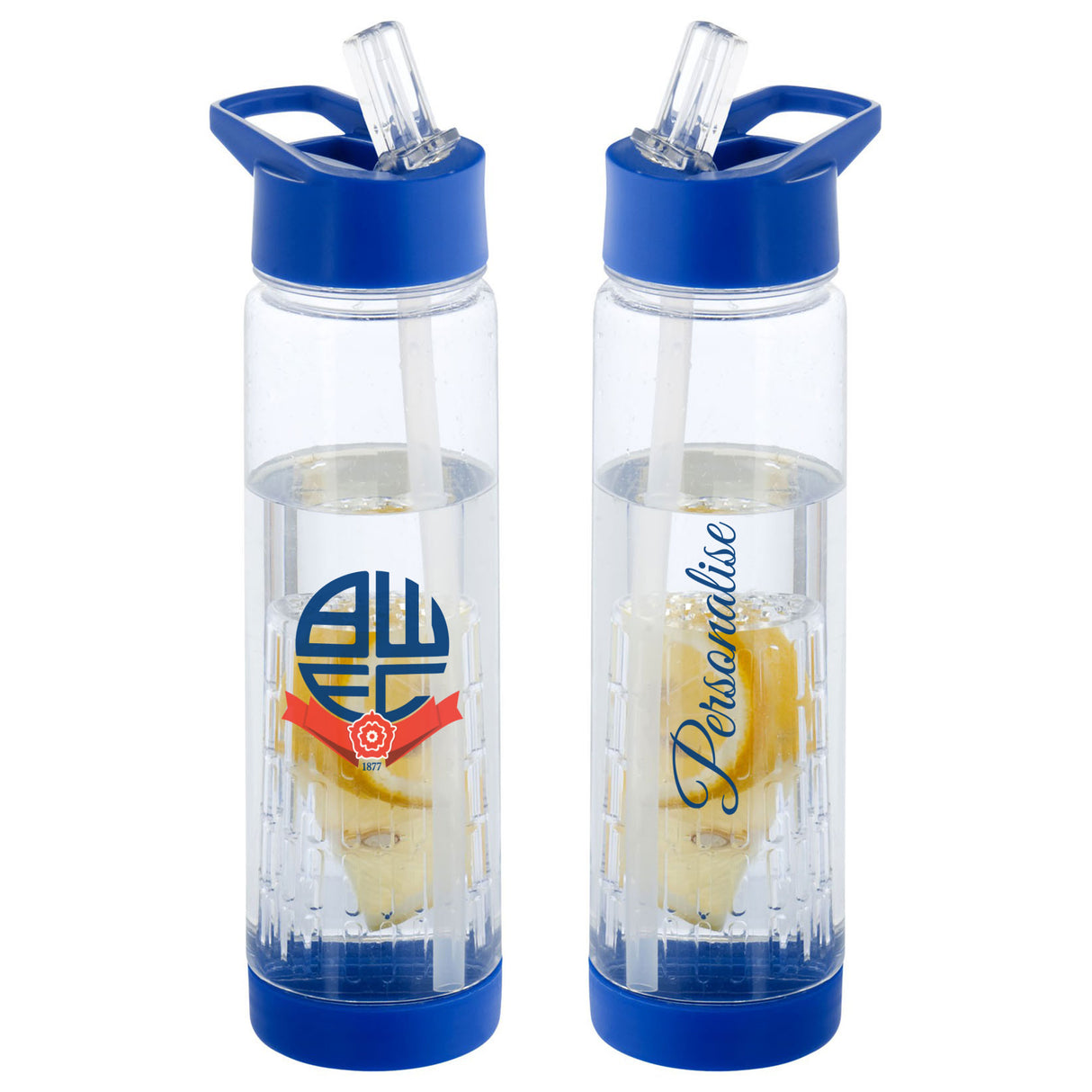 Personalised Bolton Wanderers FC Crest Infuser Sport Bottle - Water Bottles at Gift Moments