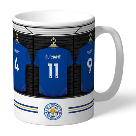 Personalised Leicester City FC Dressing Room Mug - Mugs at Gift Moments