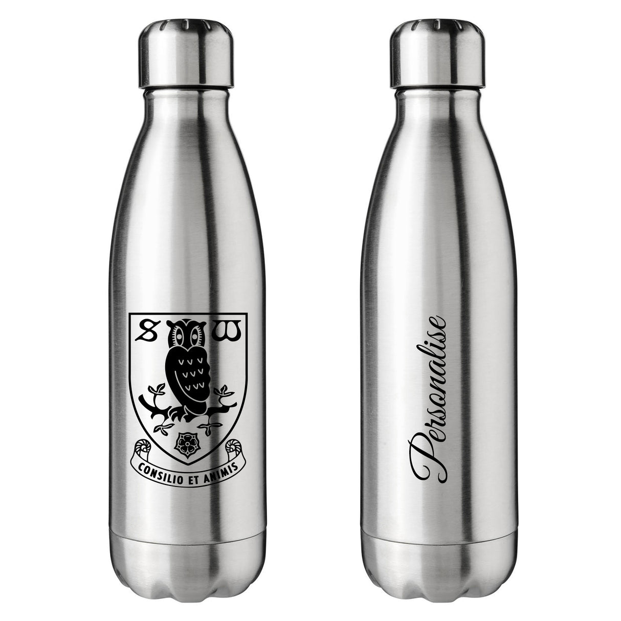 Sheffield Wednesday FC Crest Insulated Water Bottle: 1 - Water Bottles By Sheffield Wednesday