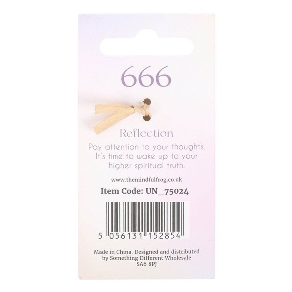 666 Angel Number Keyring: 4 - Keyrings By Gift Moments