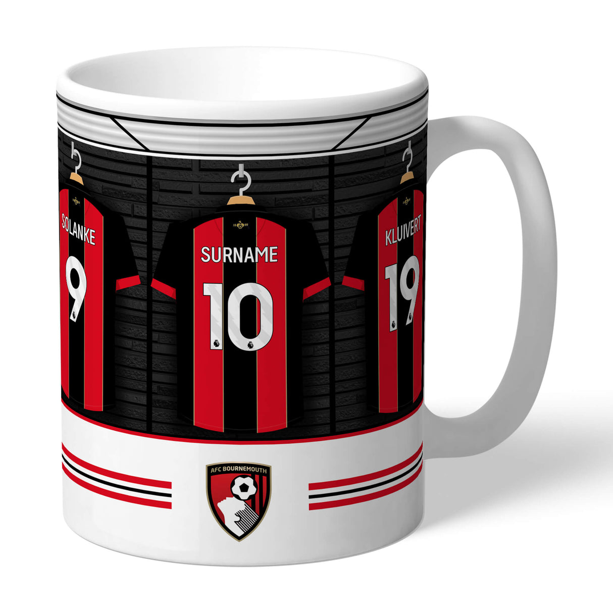 Personalised AFC Bournemouth Dressing Room Mug: 1 - Mugs By Bournemouth