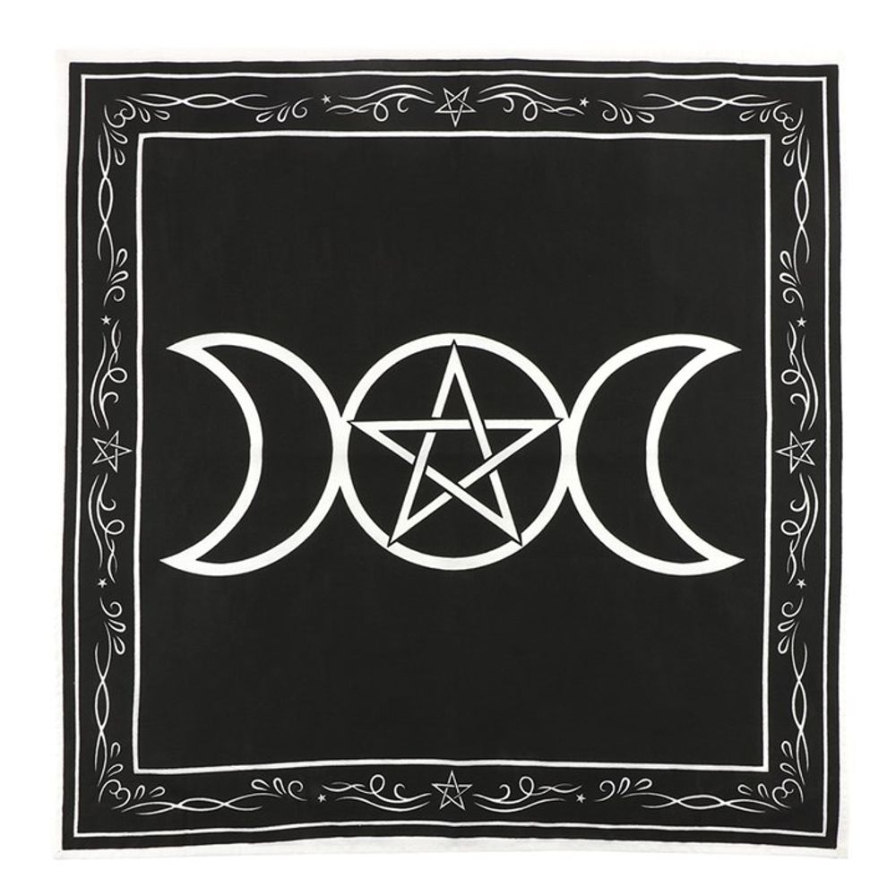 70x70cm Triple Moon Altar Cloth: 2 - By Gift Moments