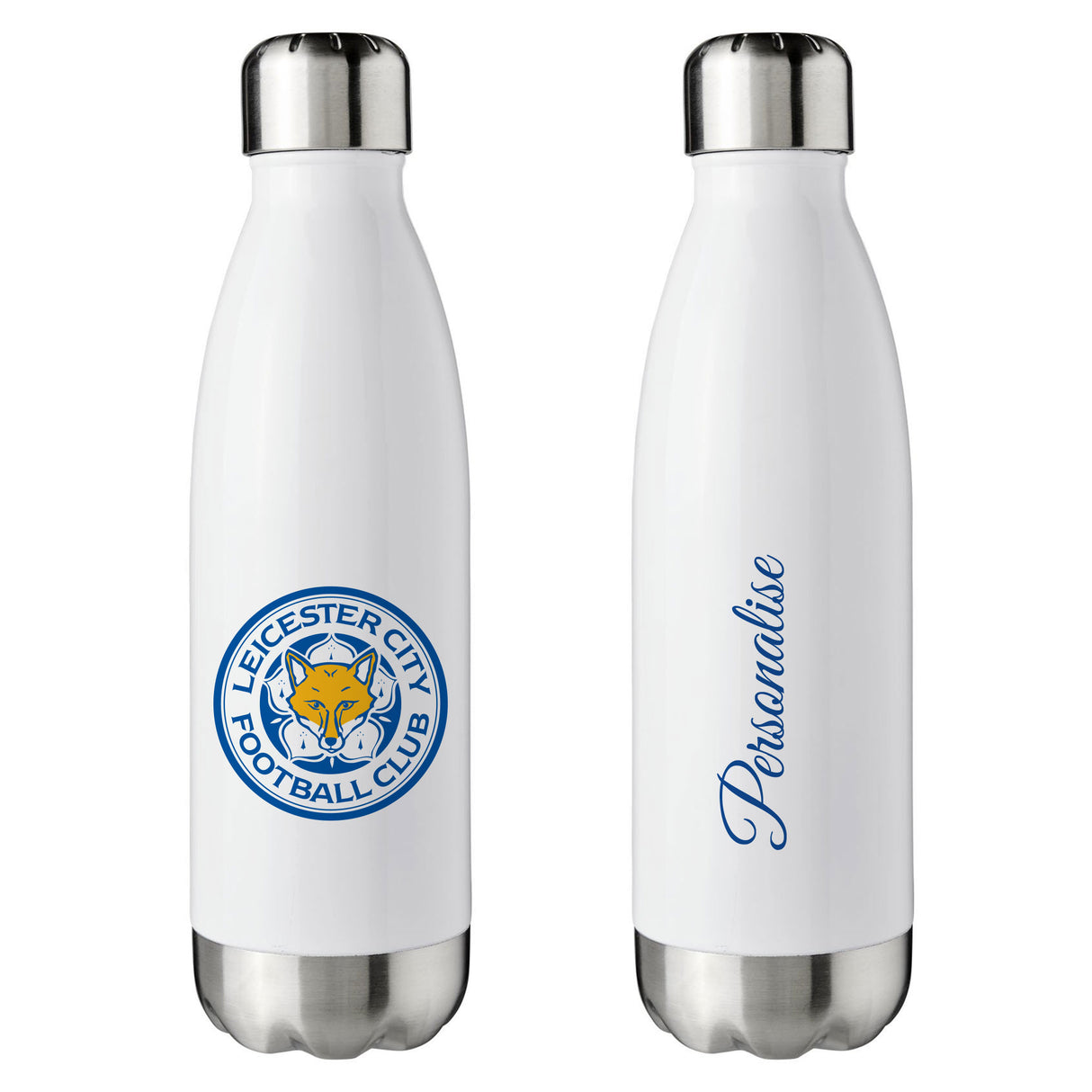 Personalised Leicester City FC Crest Insulated Water Bottle - Water Bottles at Gift Moments