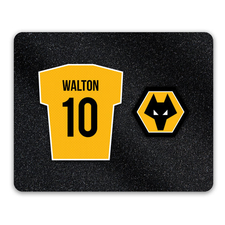 Personalised Wolverhampton Wanderers FC Mouse Mat - Tech Accessories at Gift Moments