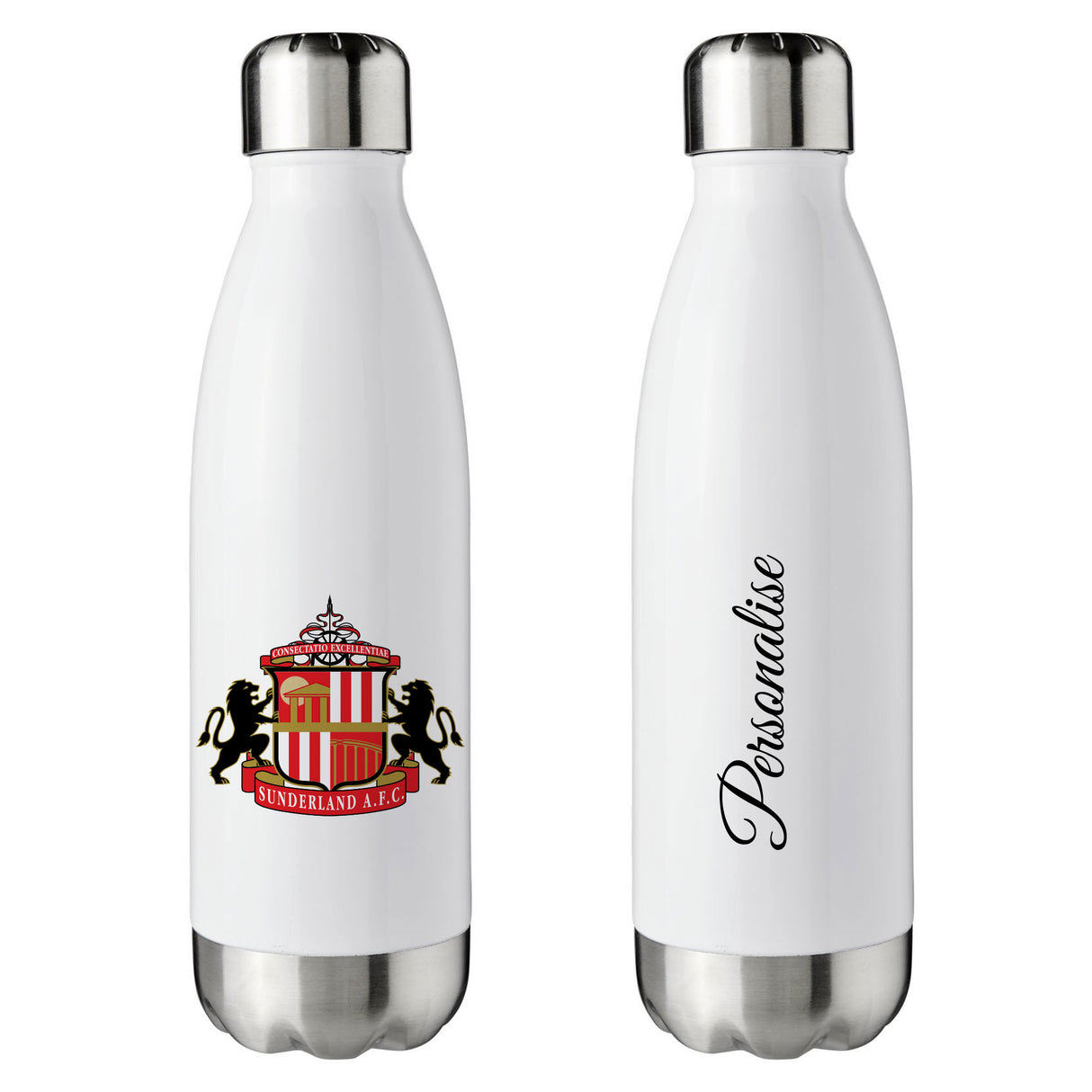 Personalised Sunderland AFC Crest Insulated Water Bottle - Water Bottles at Gift Moments