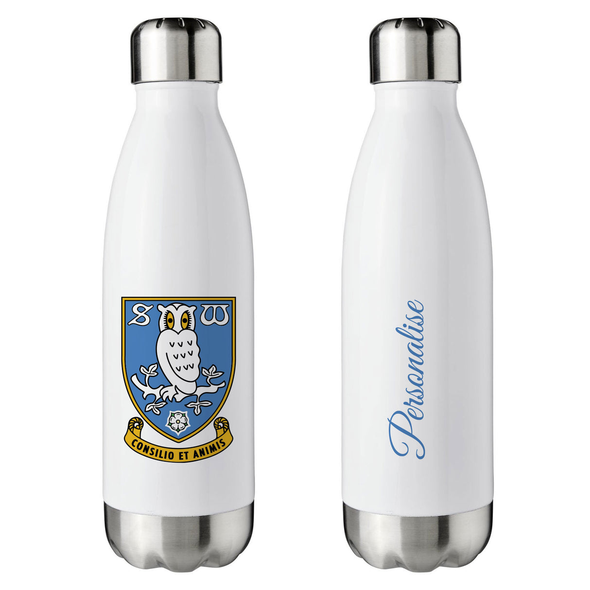 Personalised Sheffield Wednesday FC Insulated Water Bottle: 1 - Water Bottles By Sheffield Wednesday