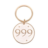 999 Angel Number Keyring: 2 - Keyrings By Gift Moments