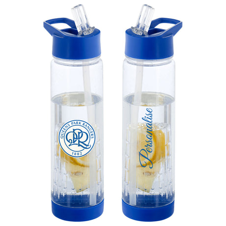 Personalised Queens Park Rangers FC Crest Infuser Sport Bottle - Water Bottles at Gift Moments