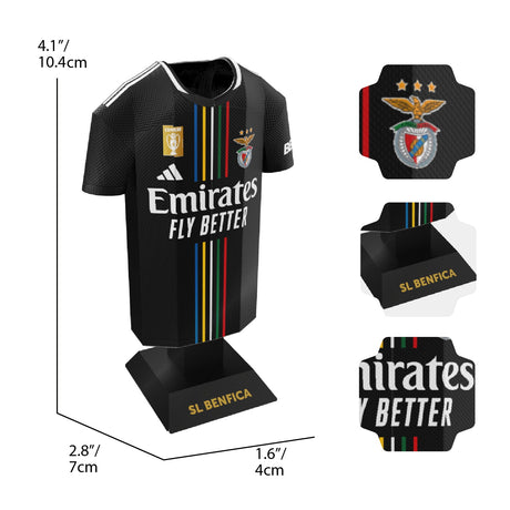 S.L. Benfica 23/24 Metal Away Jersey - Display Kit at Gift Moments